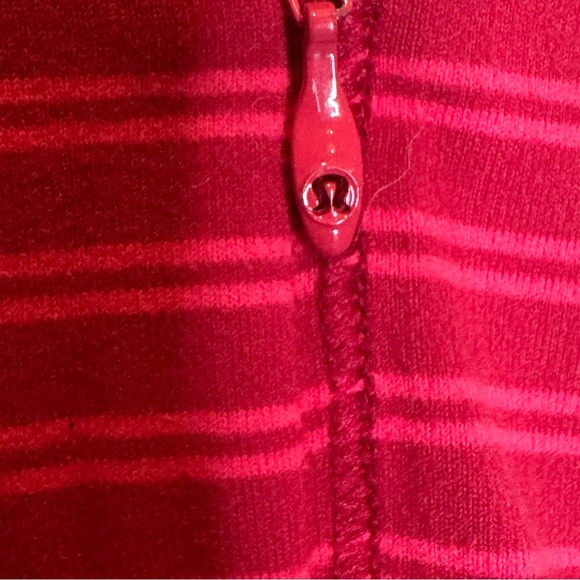 (Sold)Lululemon Running Pullover 6 Stripe Think Fast Ready or Snot Sweatshirt - Picture 9 of 10